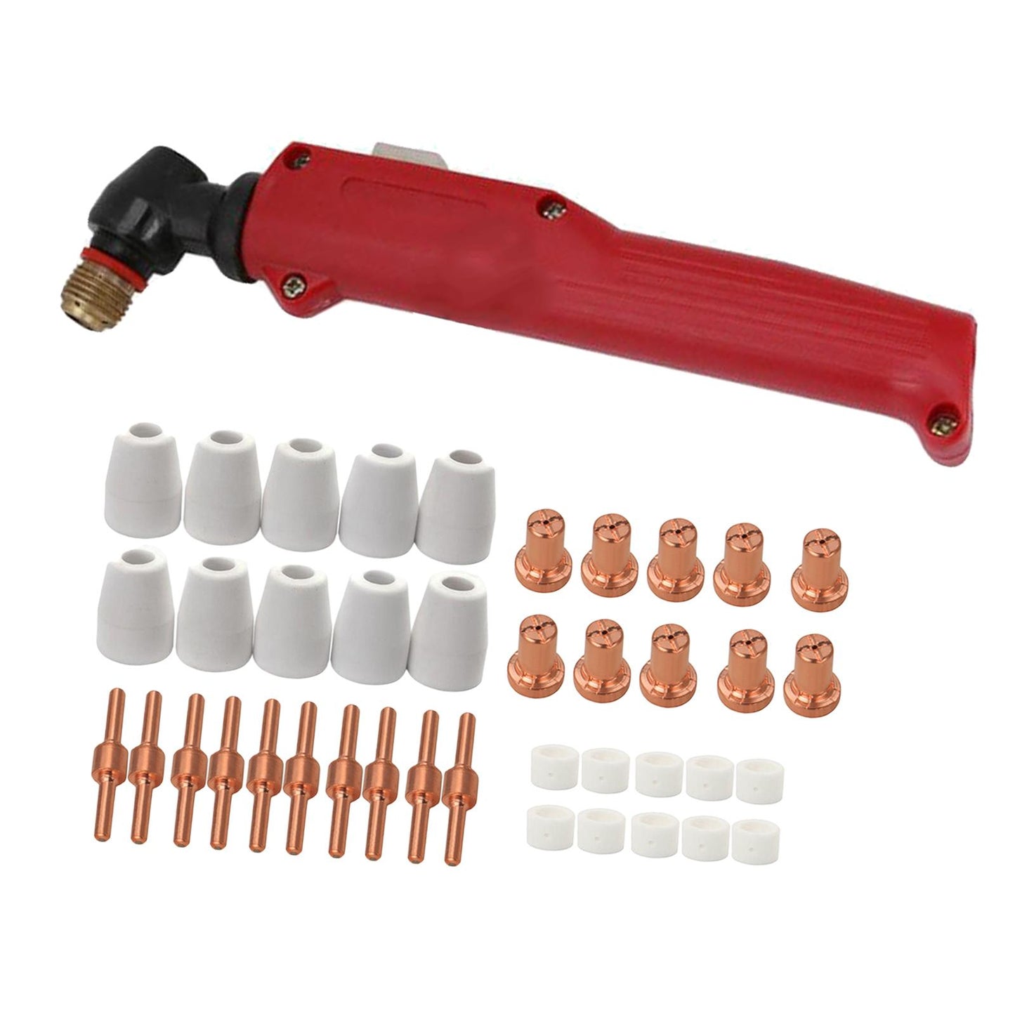 41Pcs PT31 Plasma Cutter Torch Head Body Cutting for LG-40 Torch Cut-40 50