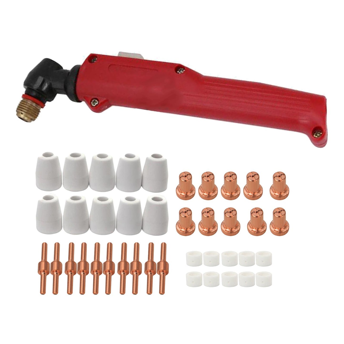 41Pcs PT31 Plasma Cutter Torch Head Body Cutting for LG-40 Torch Cut-40 50