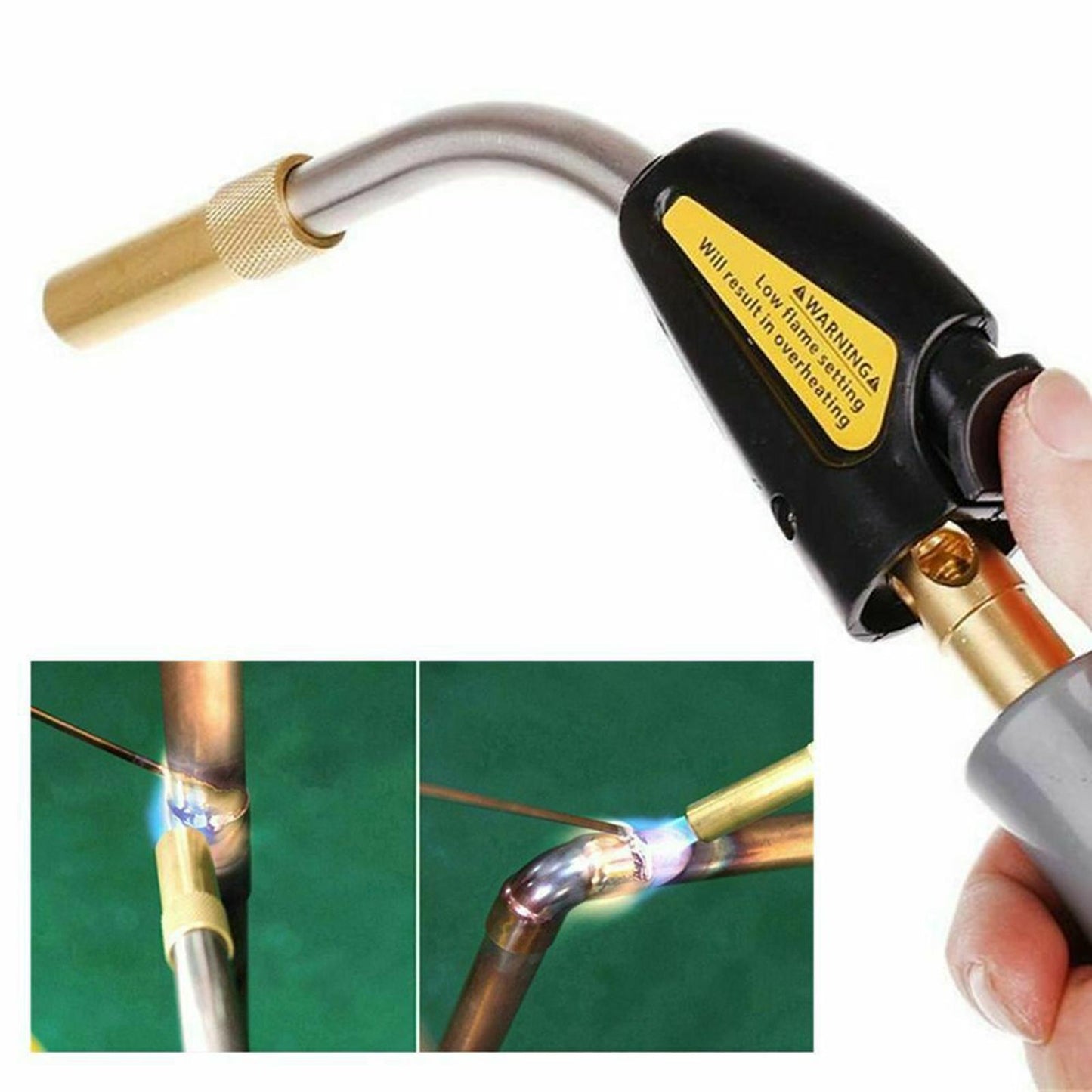 Mapp Propane Torch Adjustable Swirl Flame with 5ft Hose for Melting Welding
