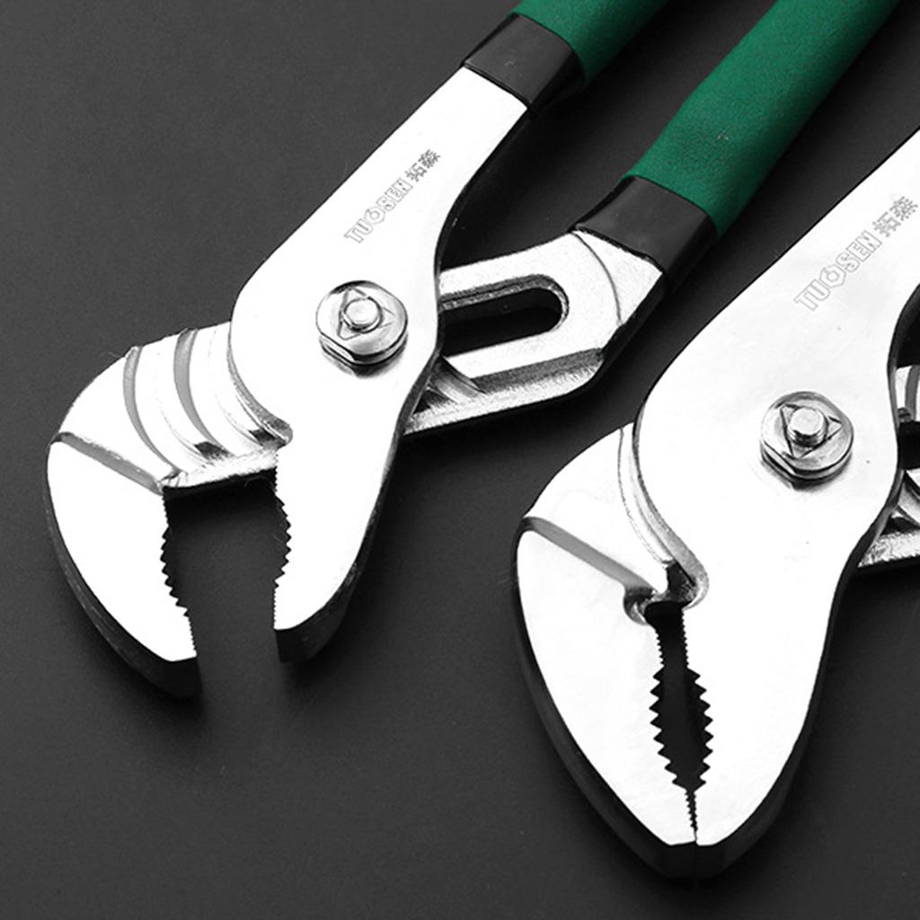 Adjustable Water Pump Pliers Adjust Tongue for Home Plumbing Removal Tool 12 Inch