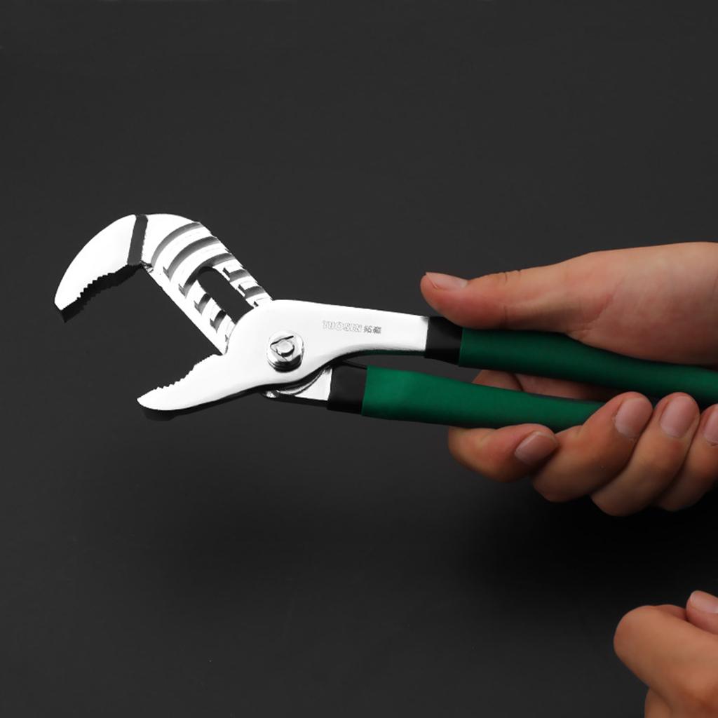 Adjustable Water Pump Pliers Adjust Tongue for Home Plumbing Removal Tool 12 Inch