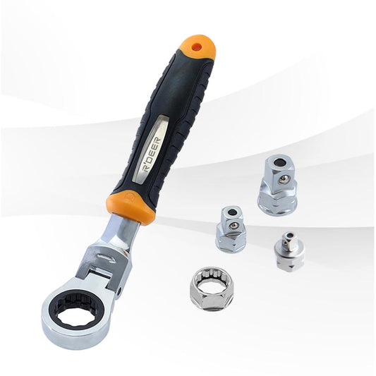 5Pcs Ratchet Wrench Set Sleeve Adapter Durable Professional