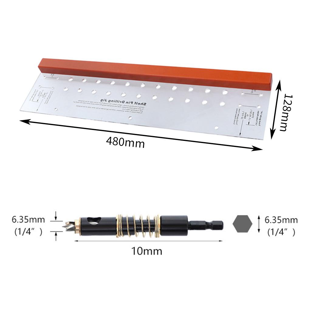 Acrylic Bubble Level Ruler Hole Opener Template DIY Woodworking Tools