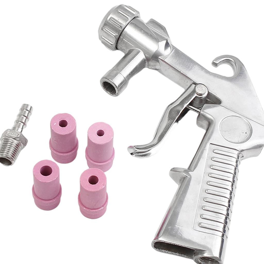 Multipurpose Air Sand Blaster Kit Siphon Derusting for Car Set A