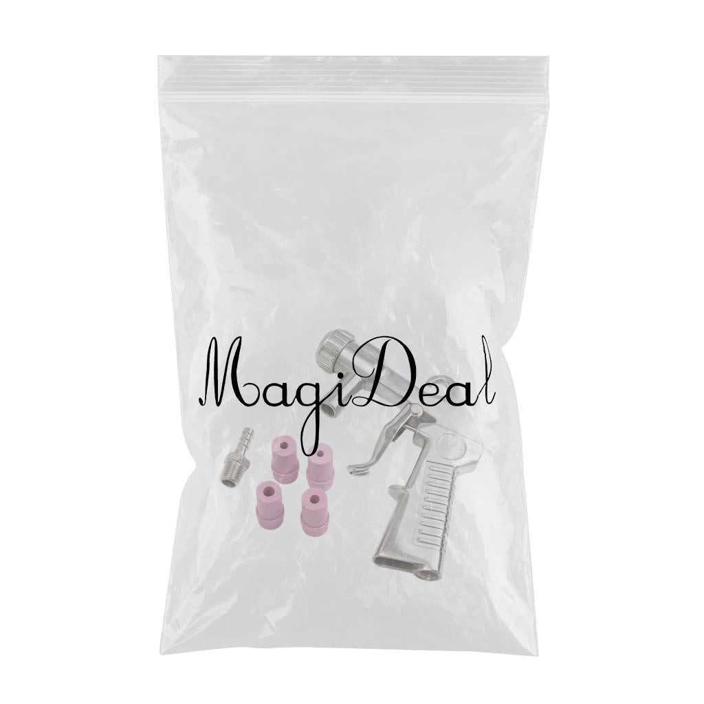Multipurpose Air Sand Blaster Kit Siphon Derusting for Car Set A
