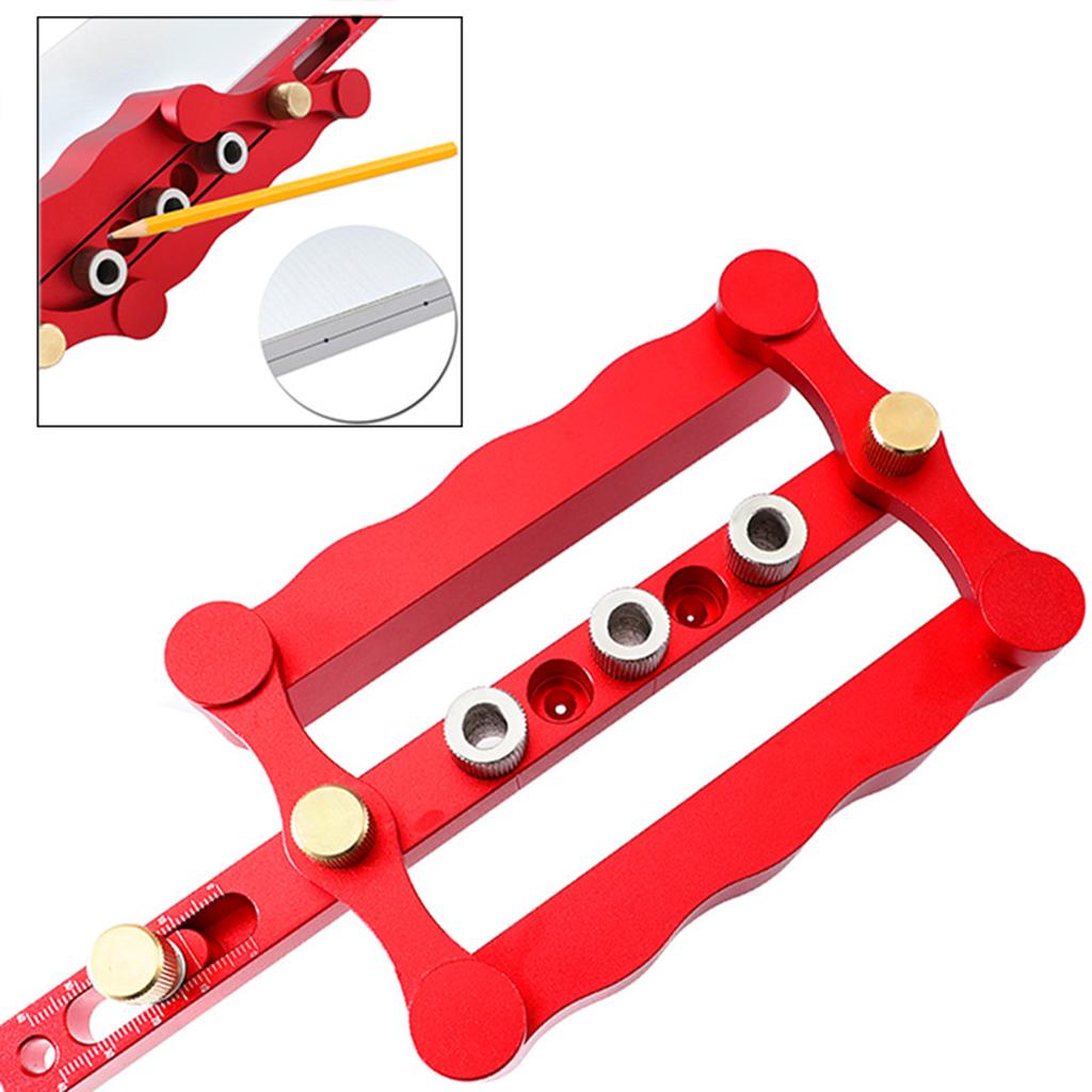 Self Centering Doweling Jig Kit, Wood Drill Guide for Woodworking Joinery Without drill