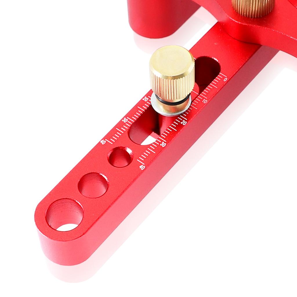 Self Centering Doweling Jig Kit, Wood Drill Guide for Woodworking Joinery With drill