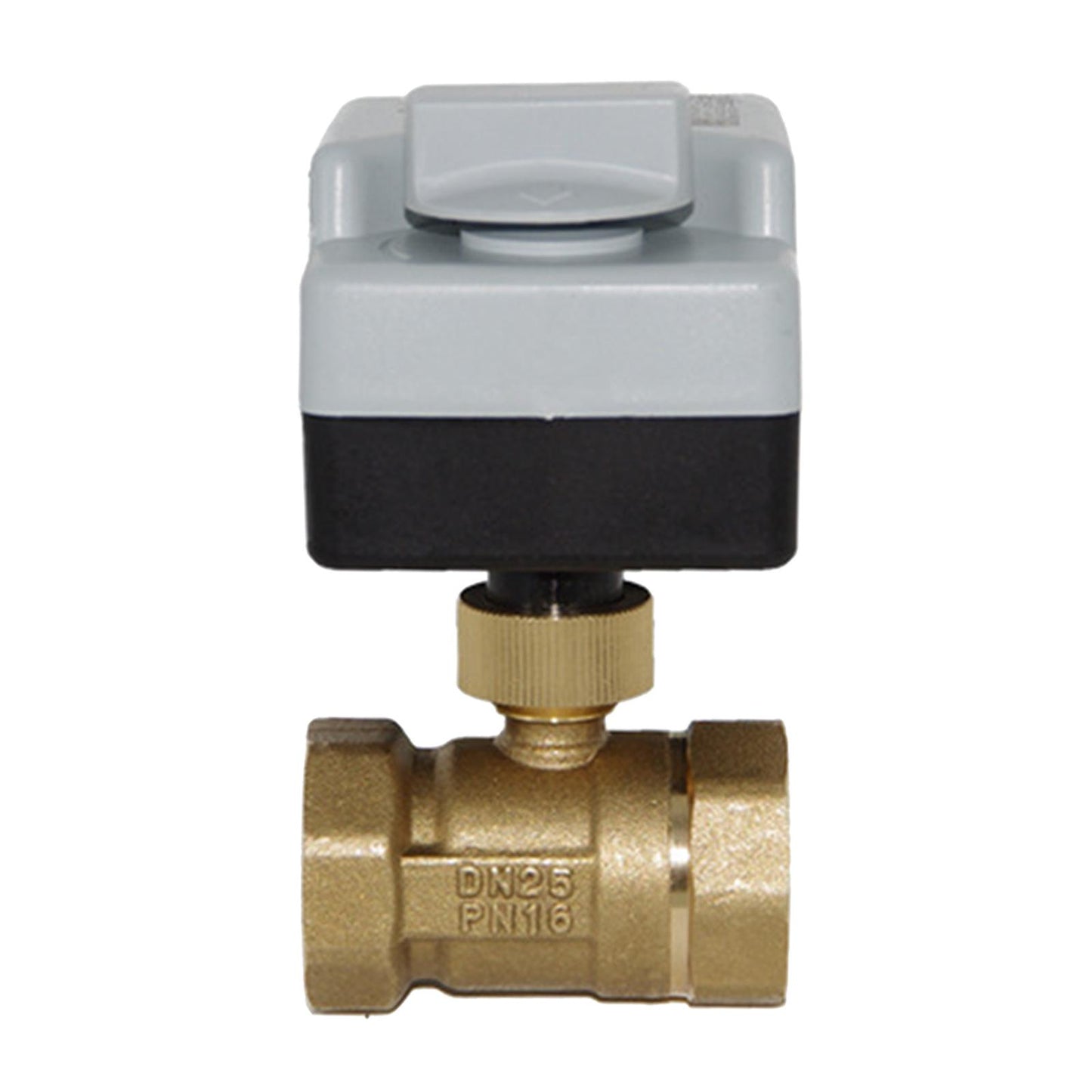 Two Way AC220V Brass Motorized Ball Valve,1 1/2" 3/4" Electric Valves DN15"