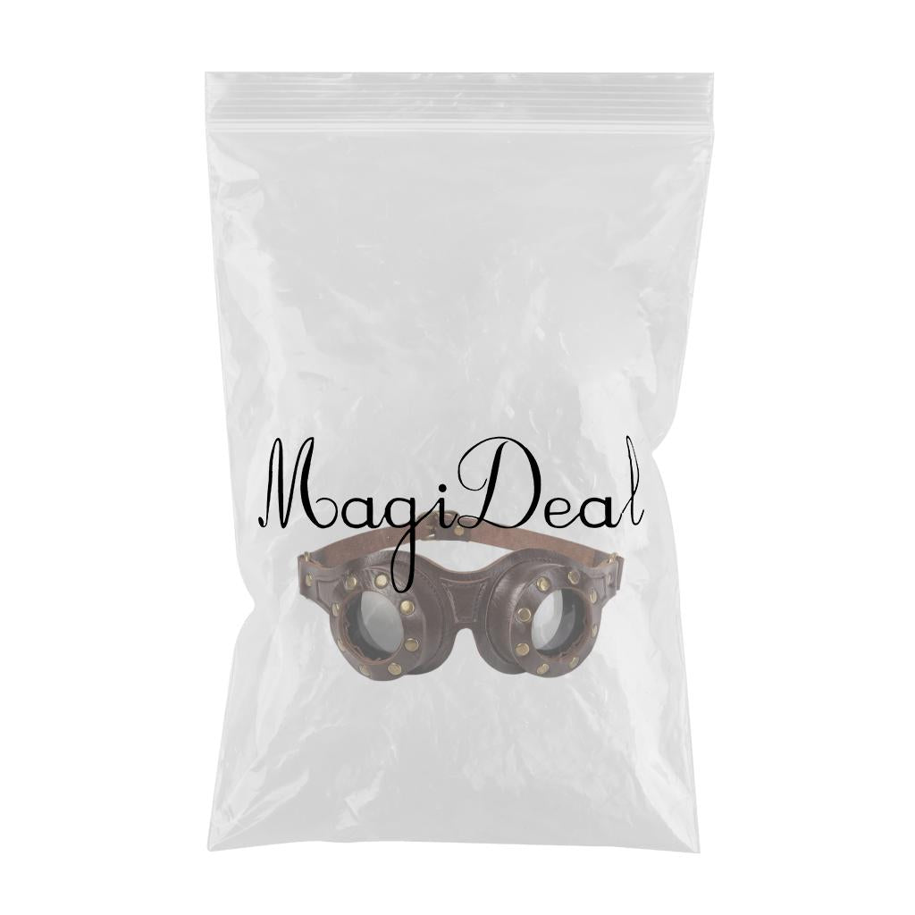 Steam Punks Glasses Goggles Accessories Vintage Steampunk for Party Man