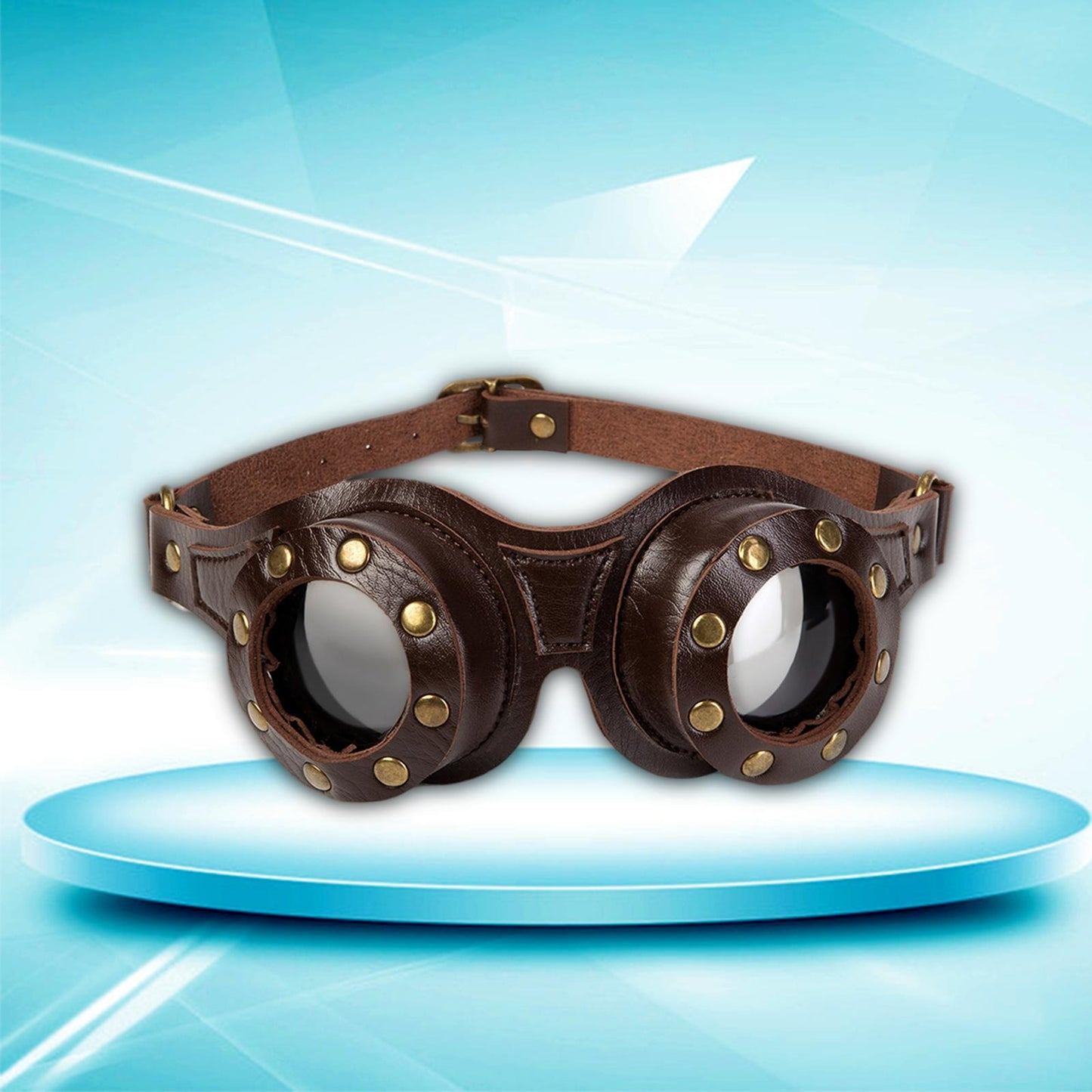 Steam Punks Glasses Goggles Accessories Vintage Steampunk for Party Man