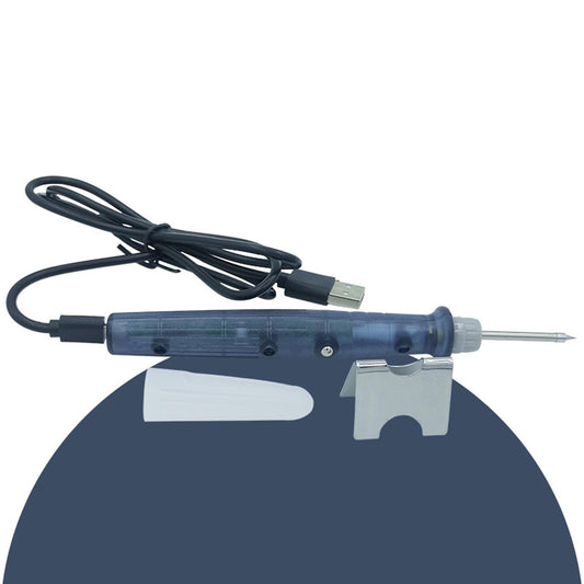 USB Soldering Iron Kit Stand 8W for Electrical Repairs Enthusiast Hobby