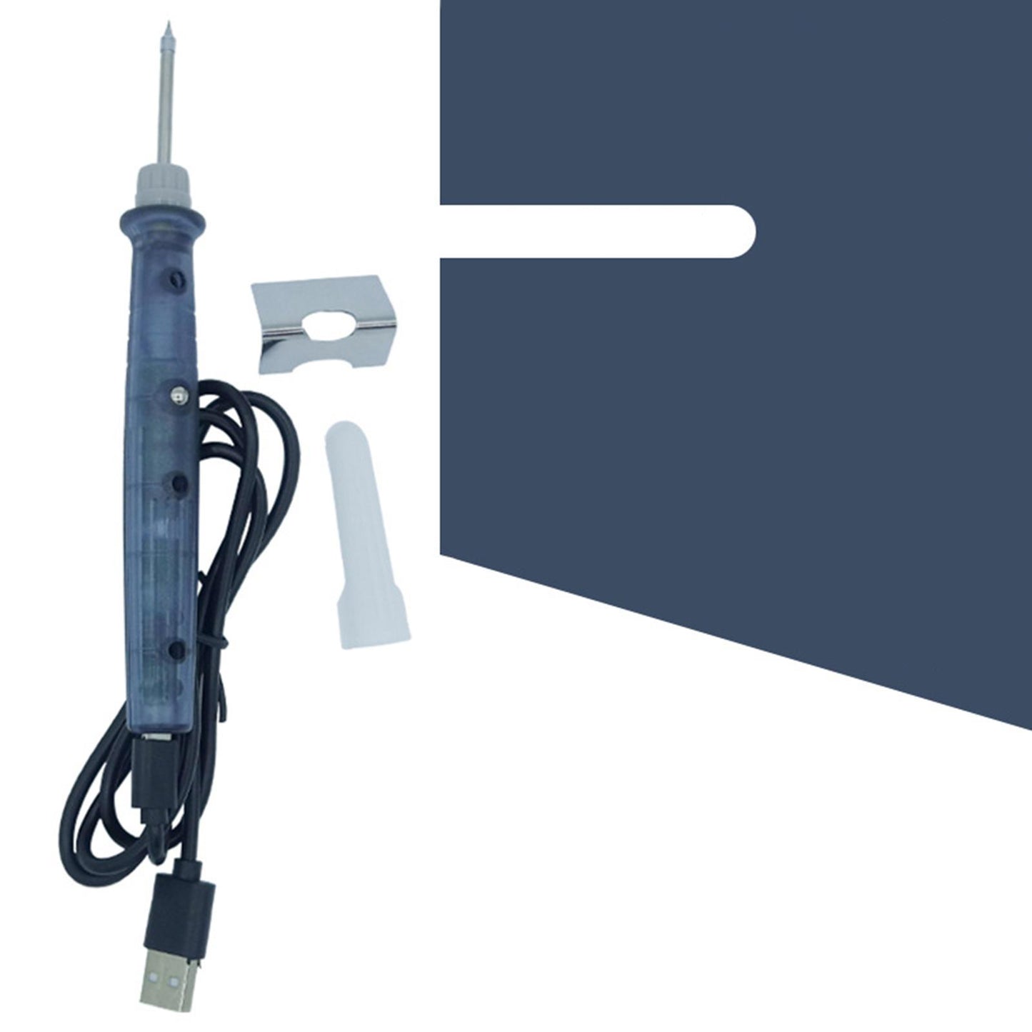 USB Soldering Iron Kit Stand 8W for Electrical Repairs Enthusiast Hobby