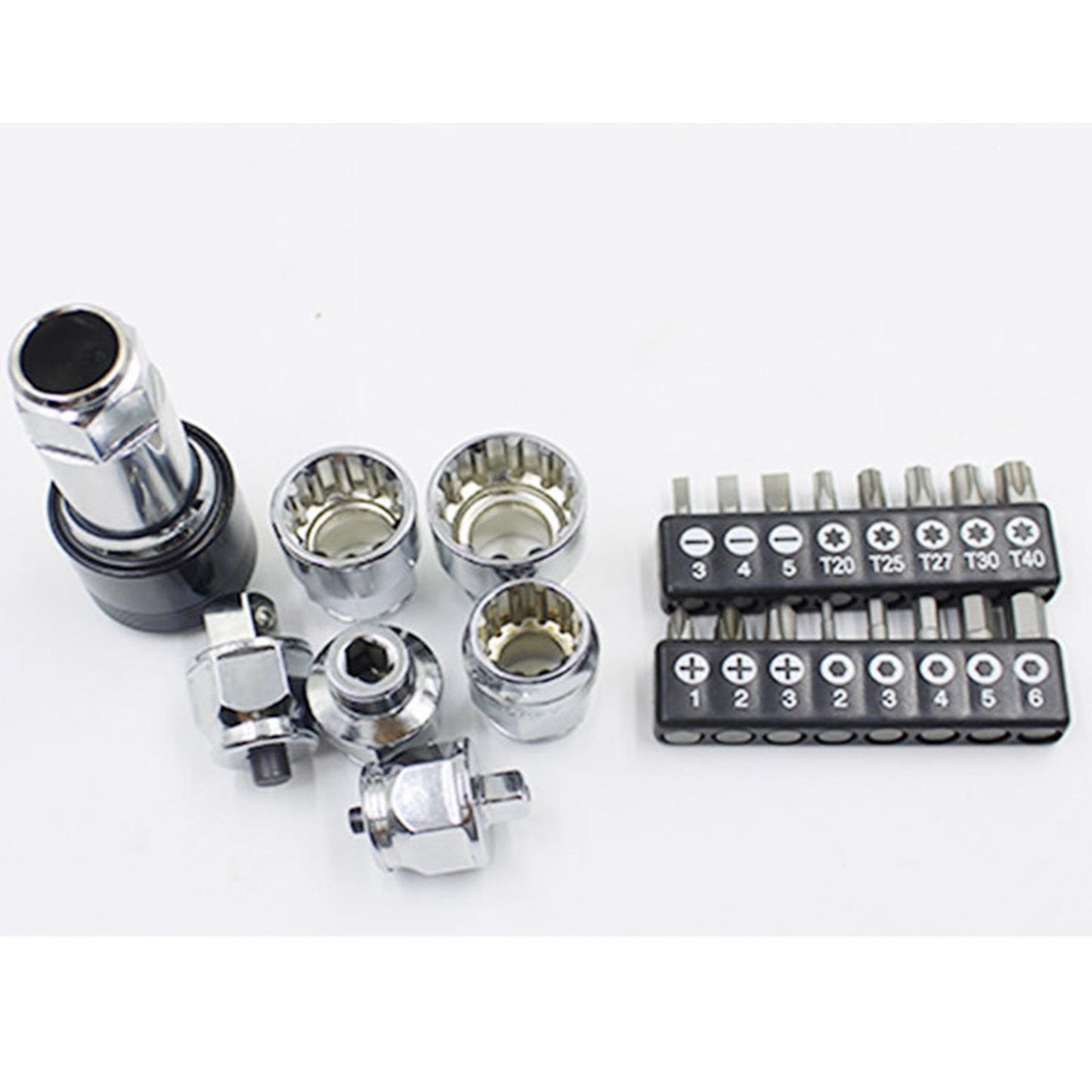 32x Drive Ratchet Socket Wrenches Socket Garage Tools Socket Extension