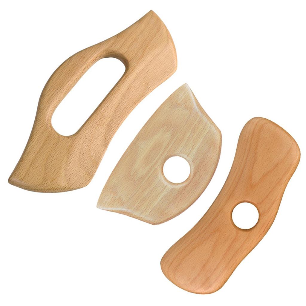 Wooden Massage Scraping Board Gua sha for Neck Shoulder for Back Legs Arms A