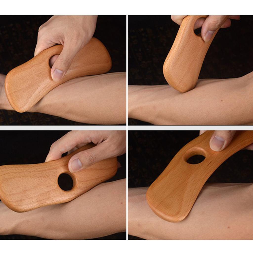 Wooden Massage Scraping Board Gua sha for Neck Shoulder for Back Legs Arms C
