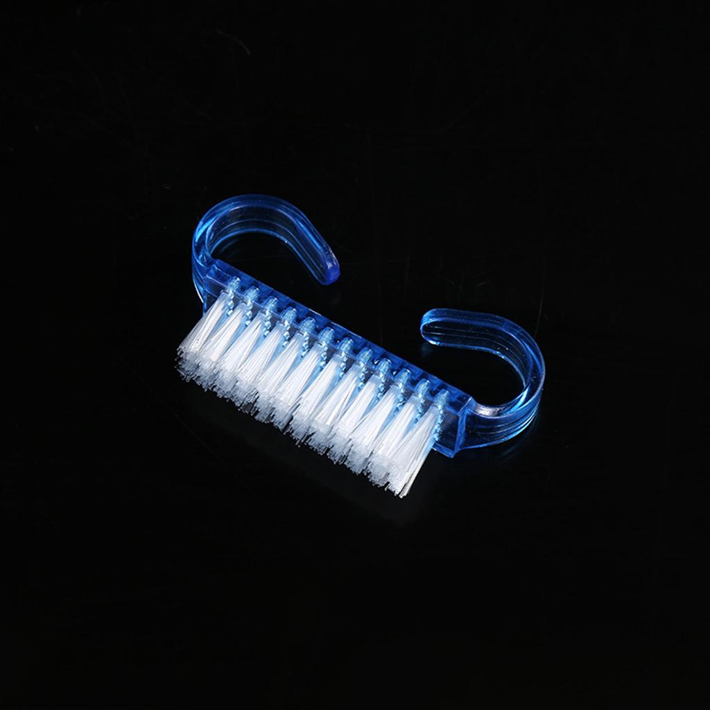 5pcs/set Nail Brush Kids Brushes for DIY Nail Art Foot Nail Cleaner Blue