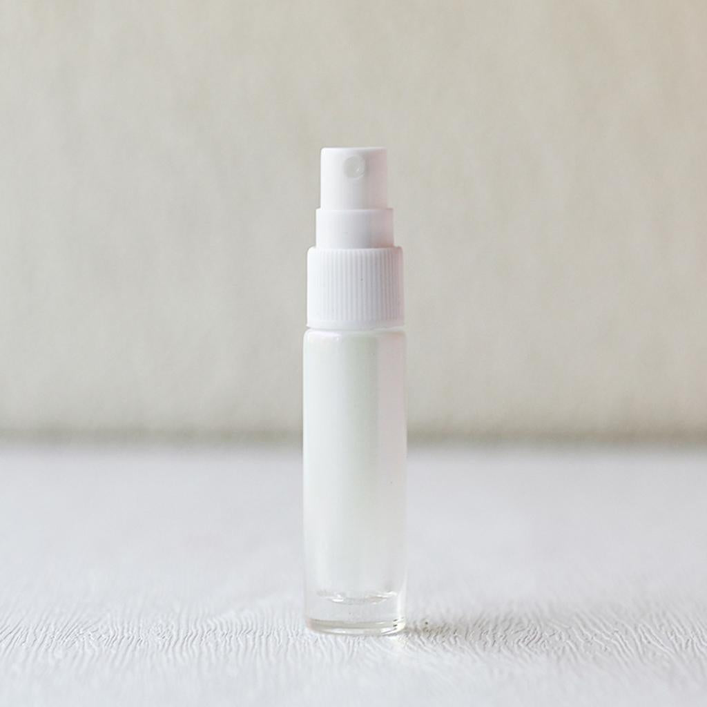 Cosmetic Clear Glass Essential Oil Roll-on Vial Bottles Container 10ml B
