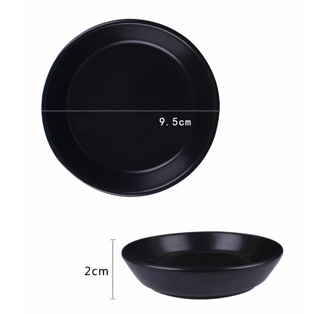 Ceramics Gua Sha Plate Leg Burn Scraping Dish Massage Tool Dia 9.5cm A