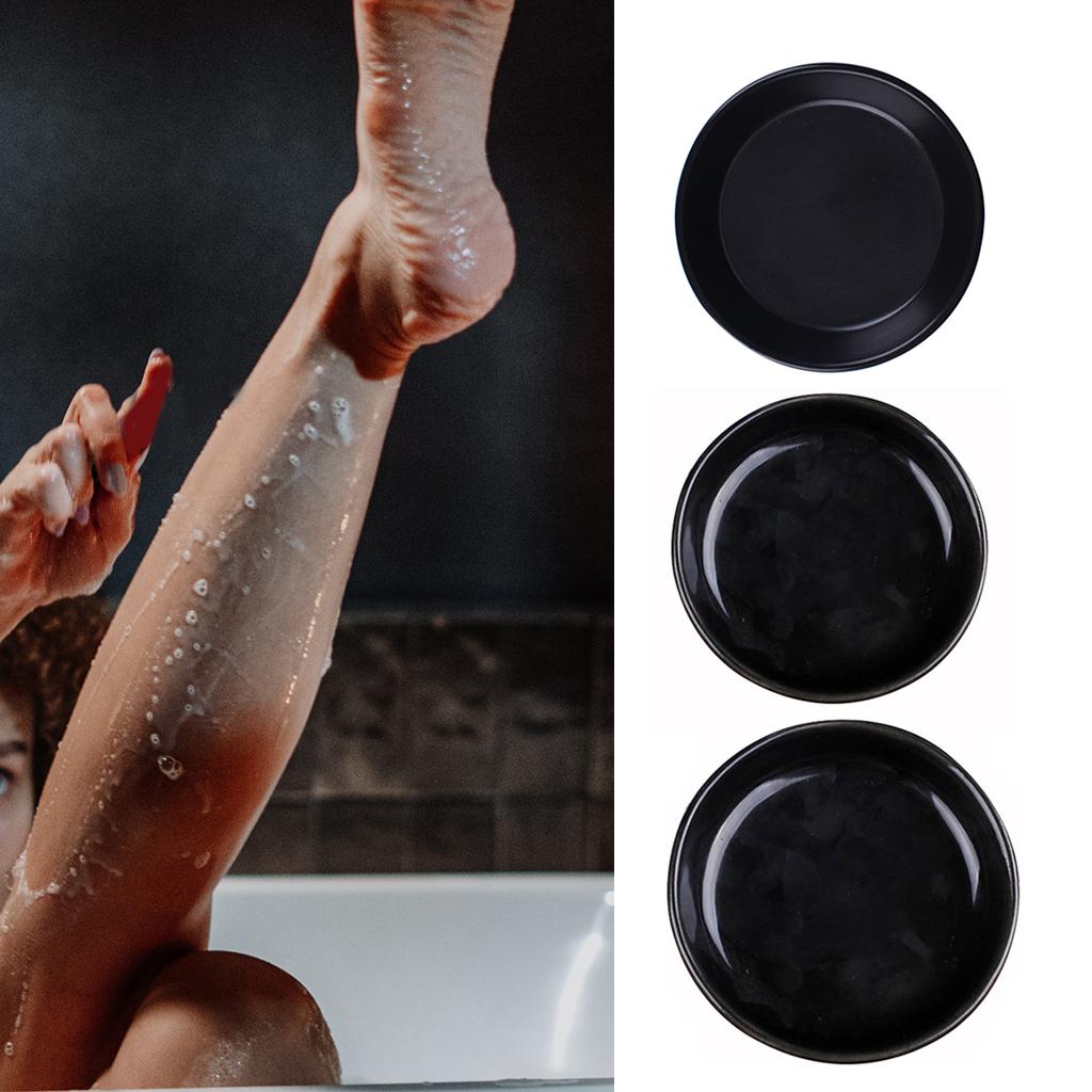 Ceramics Gua Sha Plate Leg Burn Scraping Dish Massage Tool Dia 9.5cm A