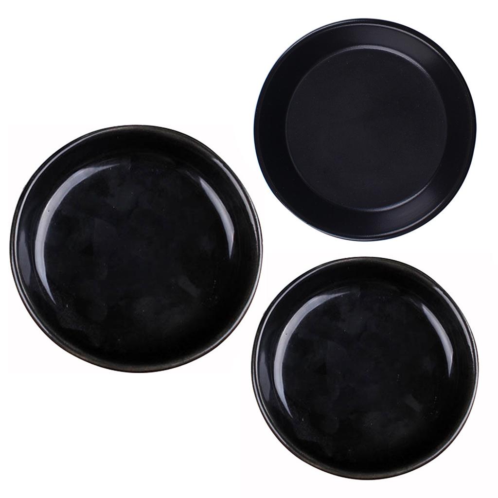 Ceramics Gua Sha Plate Leg Burn Scraping Dish Massage Tool Dia 9.5cm A