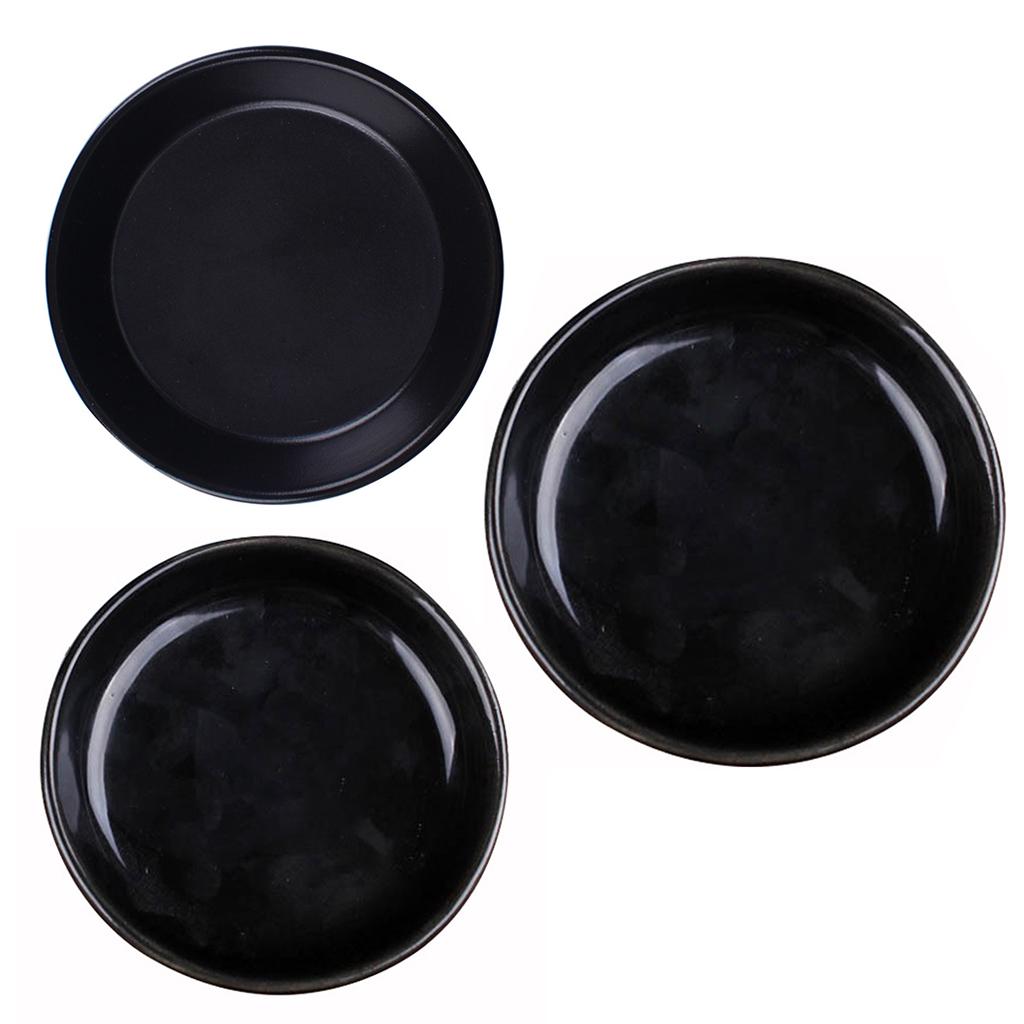 Ceramics Gua Sha Plate Leg Burn Scraping Dish Massage Tool Dia 9.5cm A