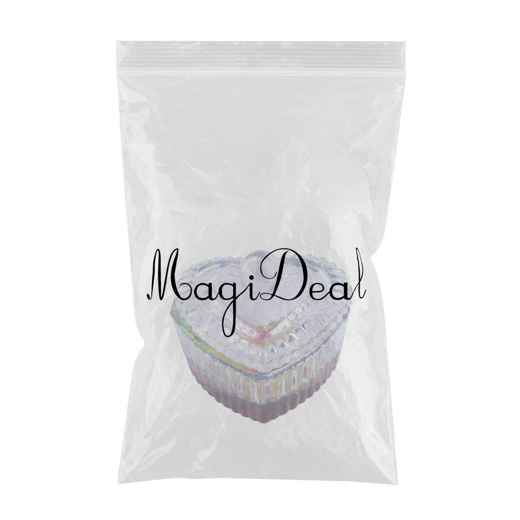 Acrylic Liquid Powder Dappen Dish  with Lid heart  1.3x1.6inch