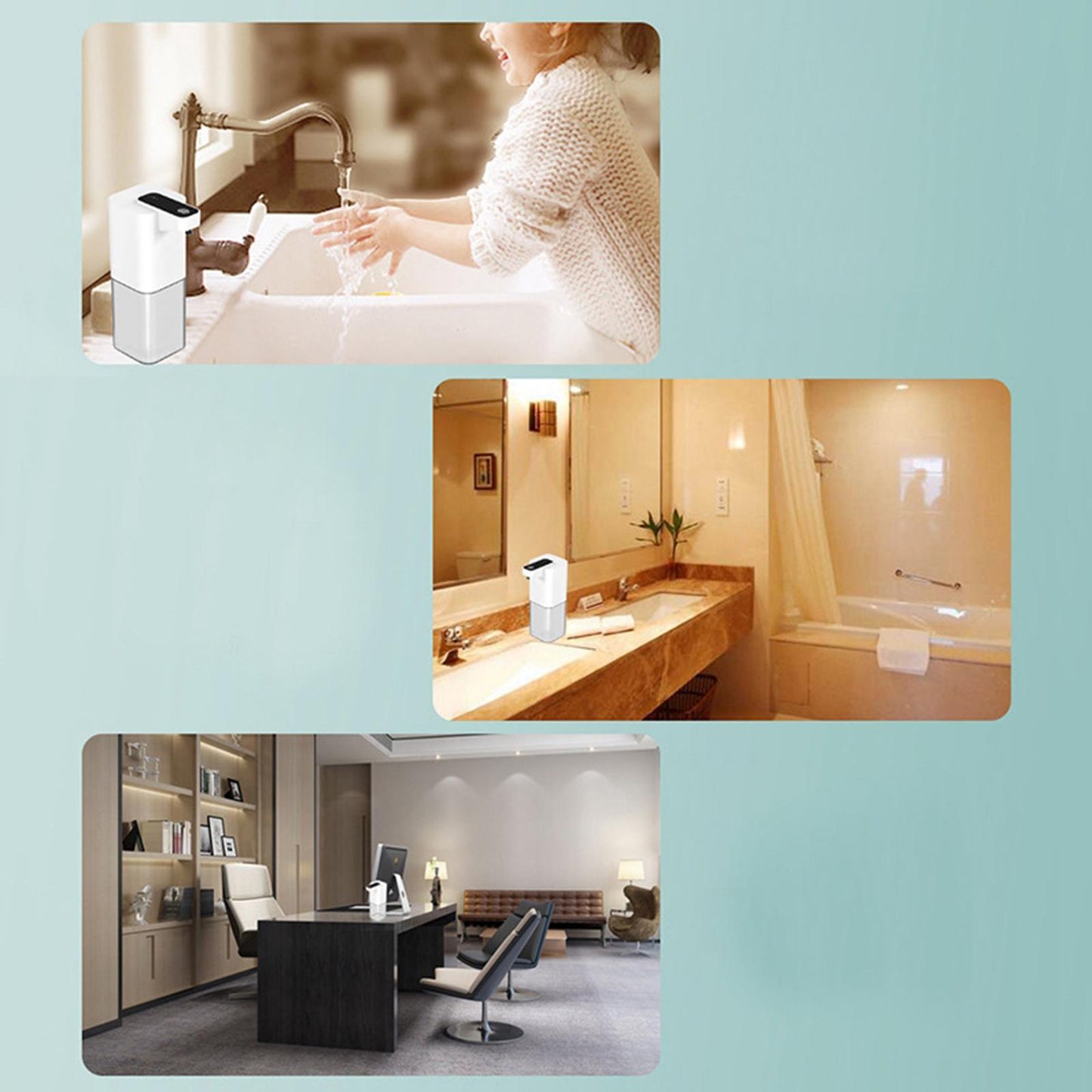 400ml Automatic Soap Dispenser Touchless High Capacity  Alcohol Dispenser