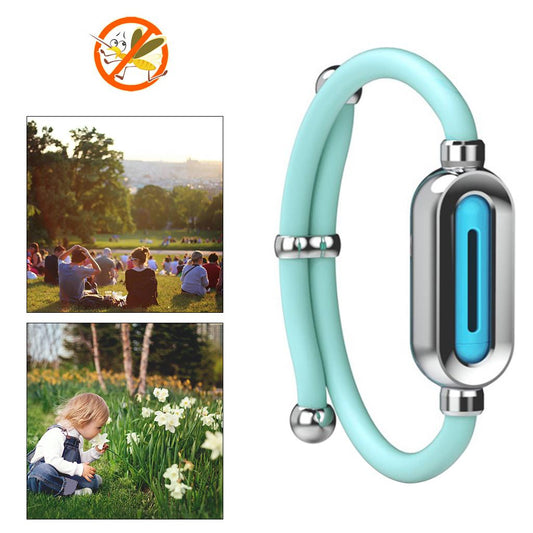 Natural Mosquito Repellent Bracelet Band for Running Hunting Fishing Blue