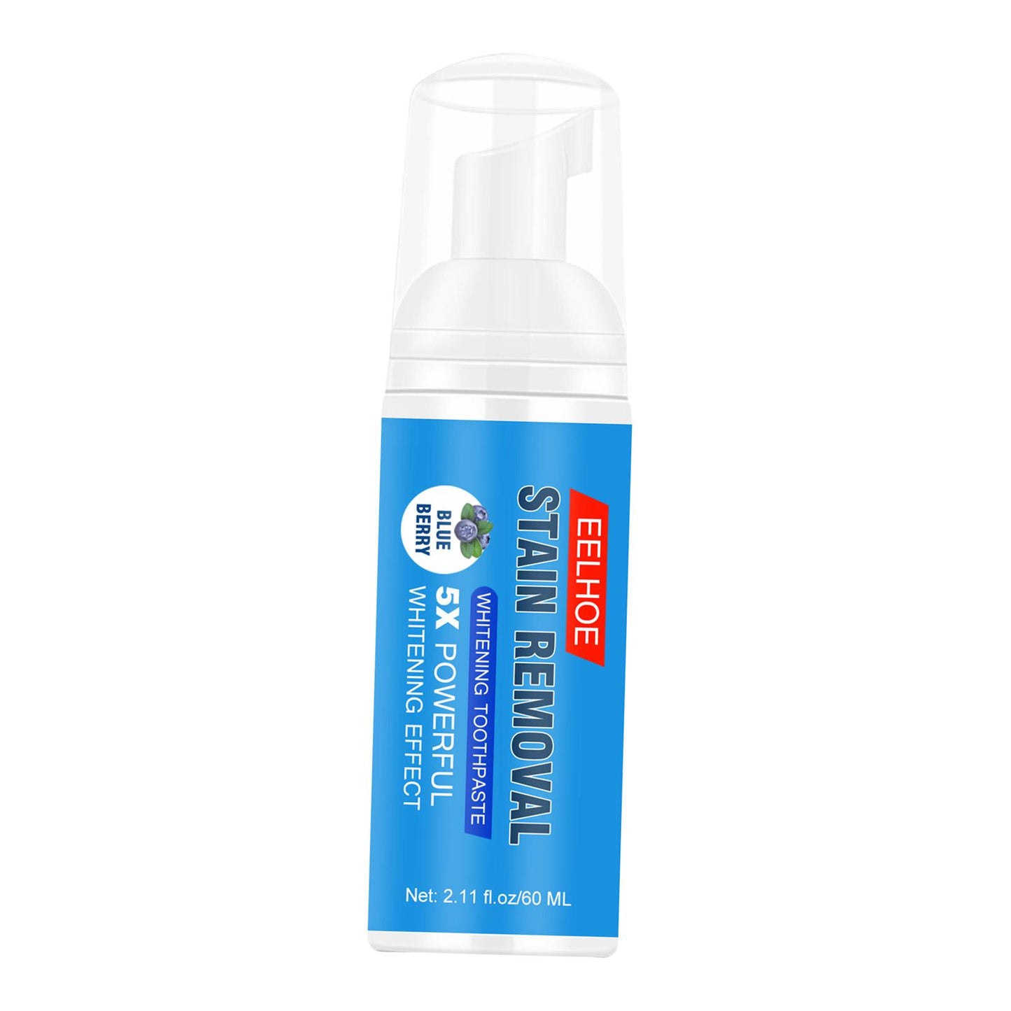 Professional Teeth Whitening Foam Freshen Breath Oral Cleaning Blueberry