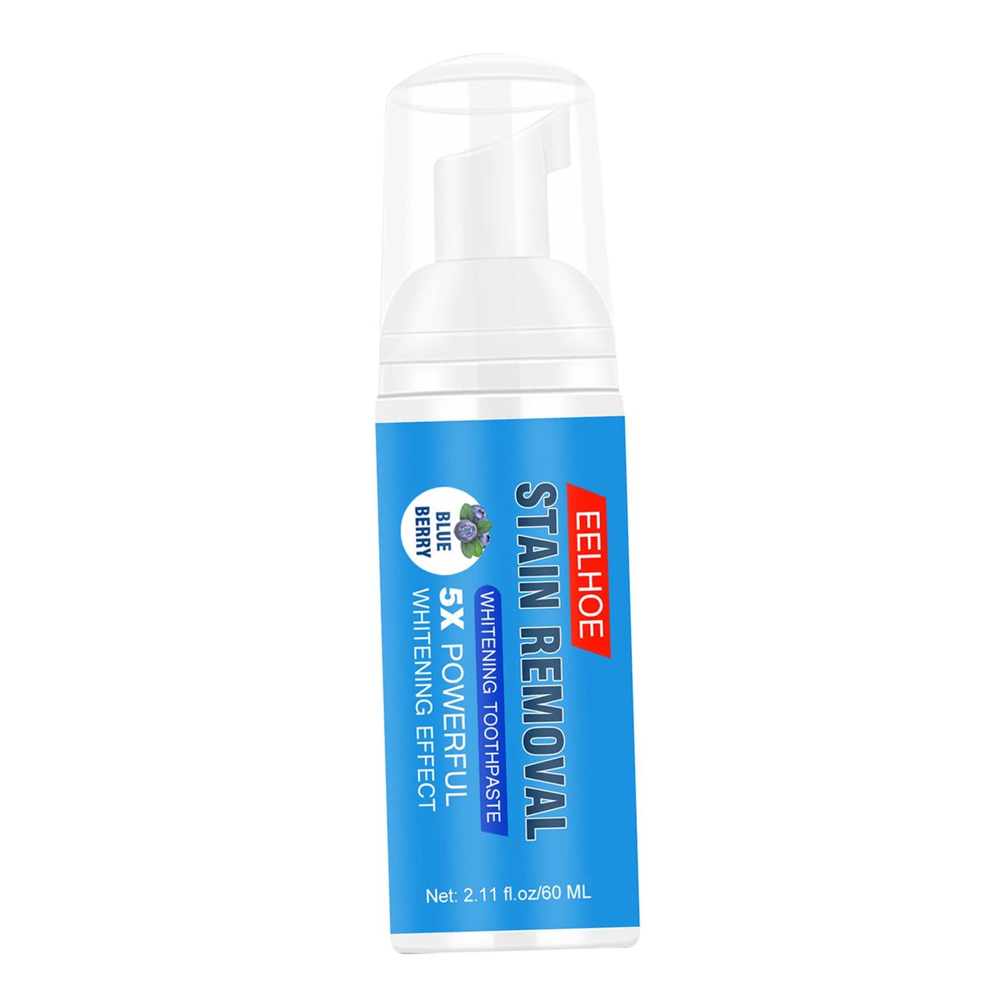 Professional Teeth Whitening Foam Freshen Breath Oral Cleaning Blueberry