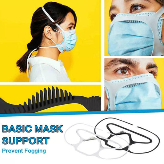 Face Mask Holder Outer Support Frame Convenient Anti-Lost Anti-fogging white
