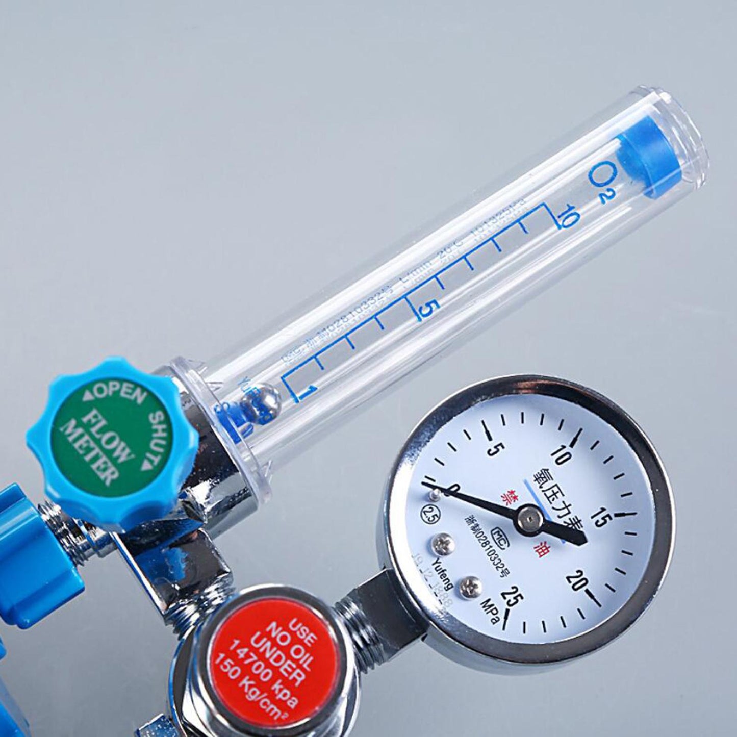 First Aid Flow Meter Absorber Buoy Type Pressure Reducing Valve G5/8 10L/min