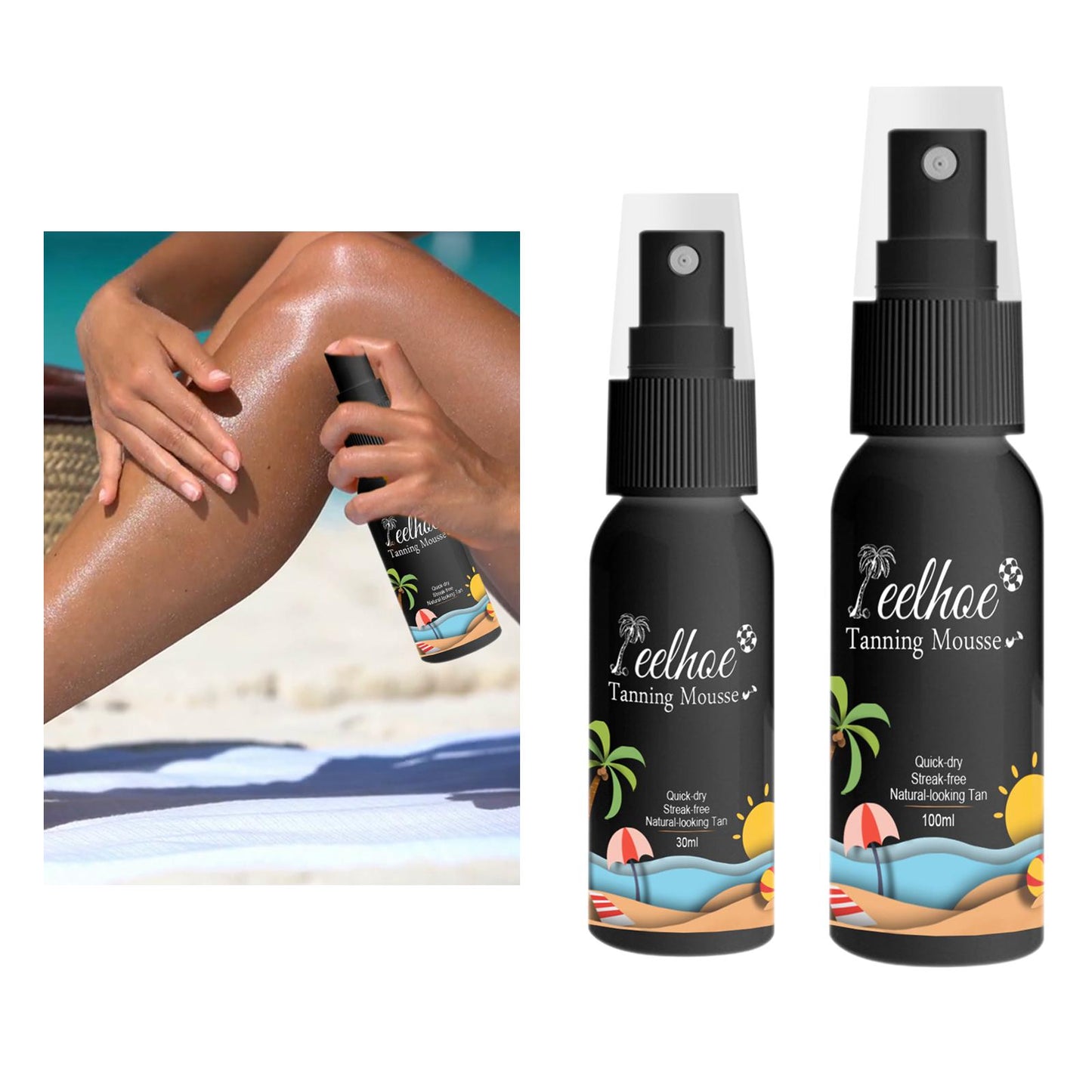 Natural Body Bronze Sunless Self Tanning Spray Self Tanners Mousse 30ML