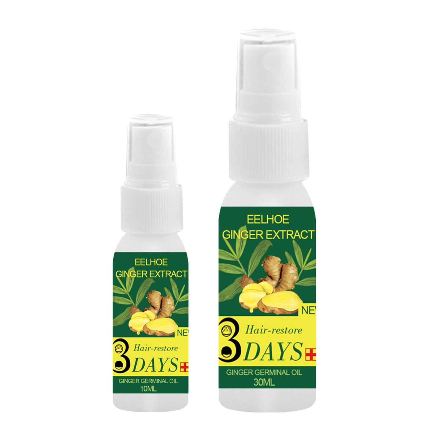 Organic Ginger Hair Growth Essential Oil Hair Care Serum Pure Natural 10ml