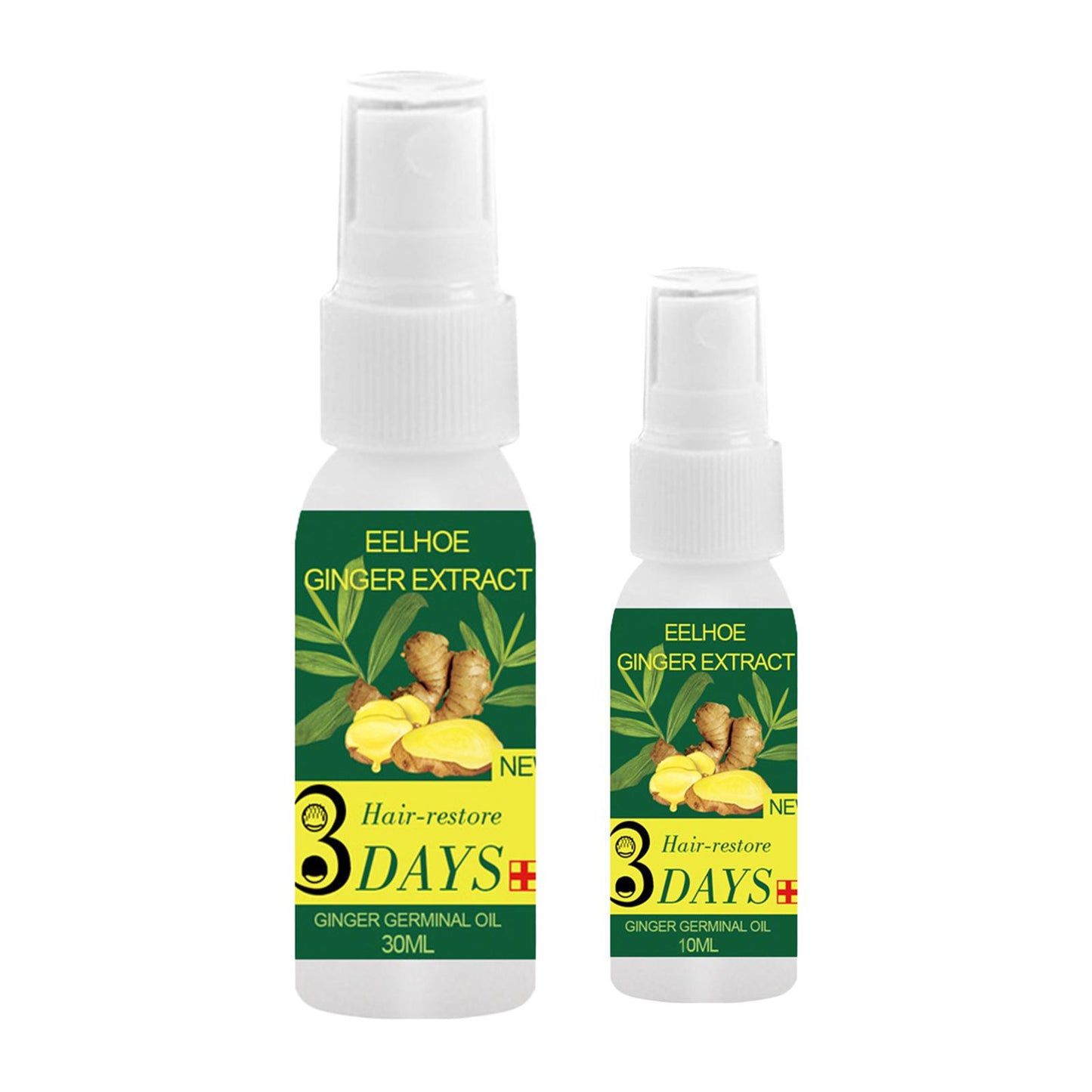 Organic Ginger Hair Growth Essential Oil Hair Care Serum Pure Natural 10ml