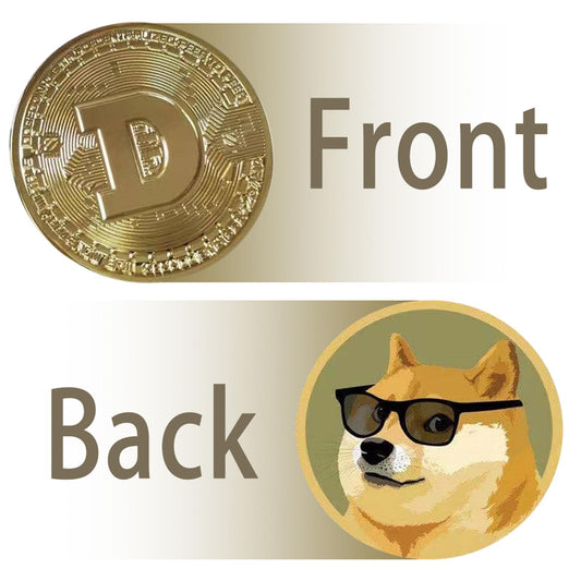Alloy Dogecoin 2021 Cryptocurrency Collectors Doge Coin Token Style 2