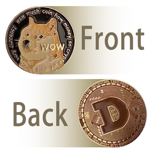 Alloy Dogecoin 2021 Cryptocurrency Collectors Doge Coin Token Style 3