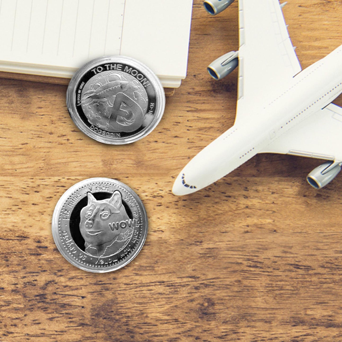 Alloy Dogecoin 2021 Cryptocurrency Collectors Doge Coin Token Style 4