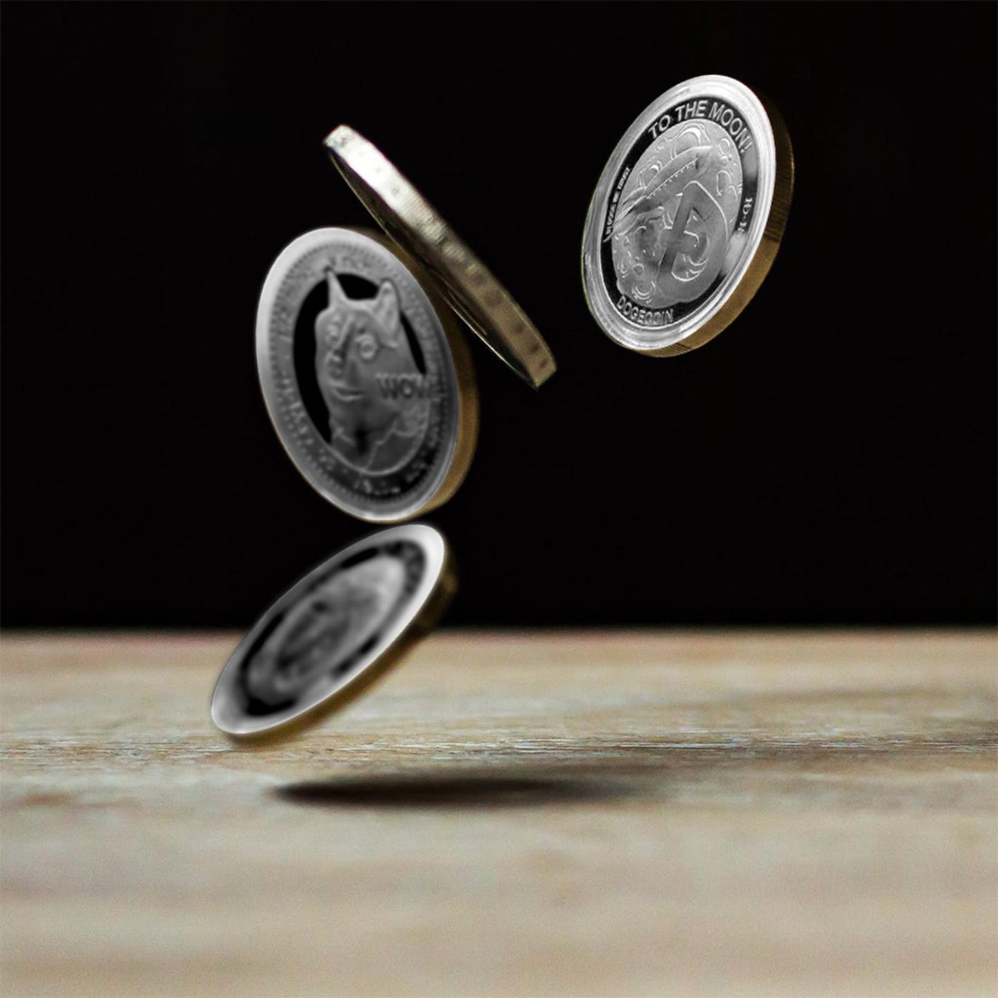 Alloy Dogecoin 2021 Cryptocurrency Collectors Doge Coin Token Style 4