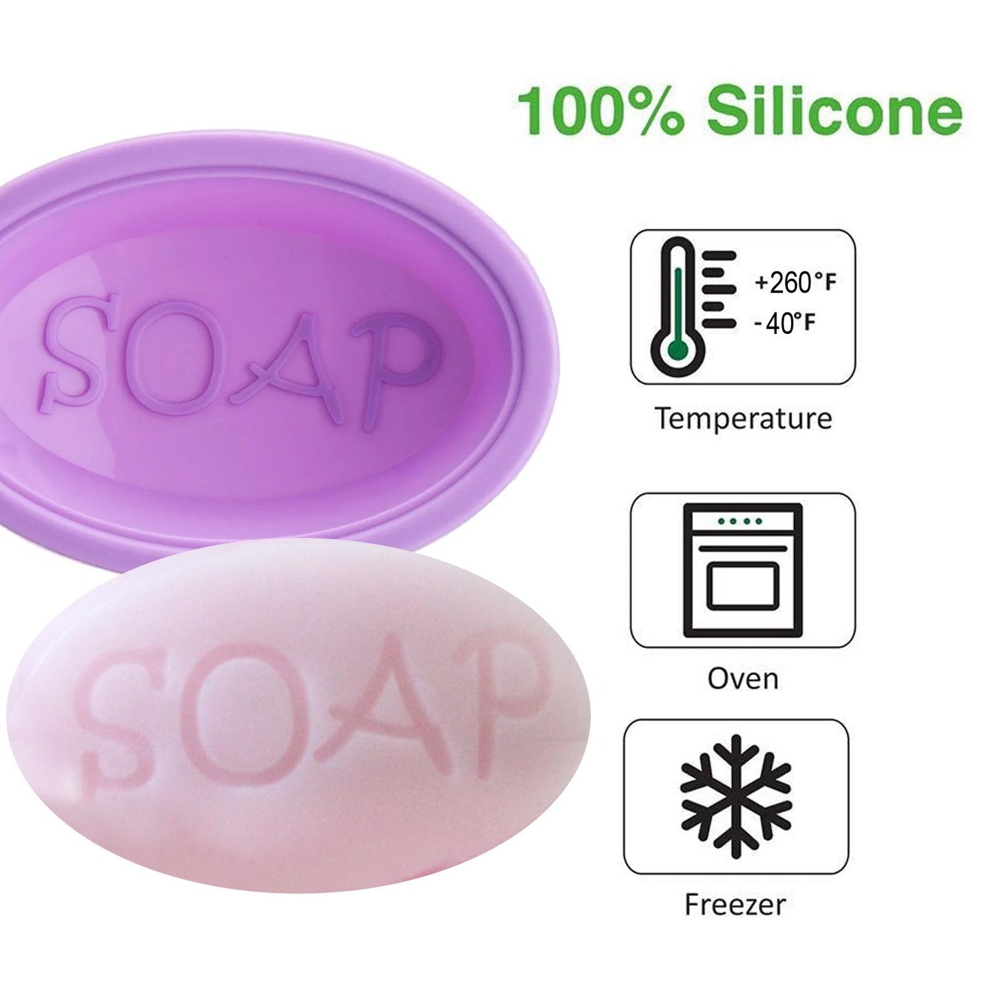 25 Packs Handmade Soap Molds Baking Mold For Soap Making Muffin  Oval