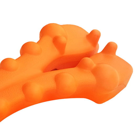 Lumber Massage Pillow Back Stretcher Pain Relief for Herniated Disc Orange