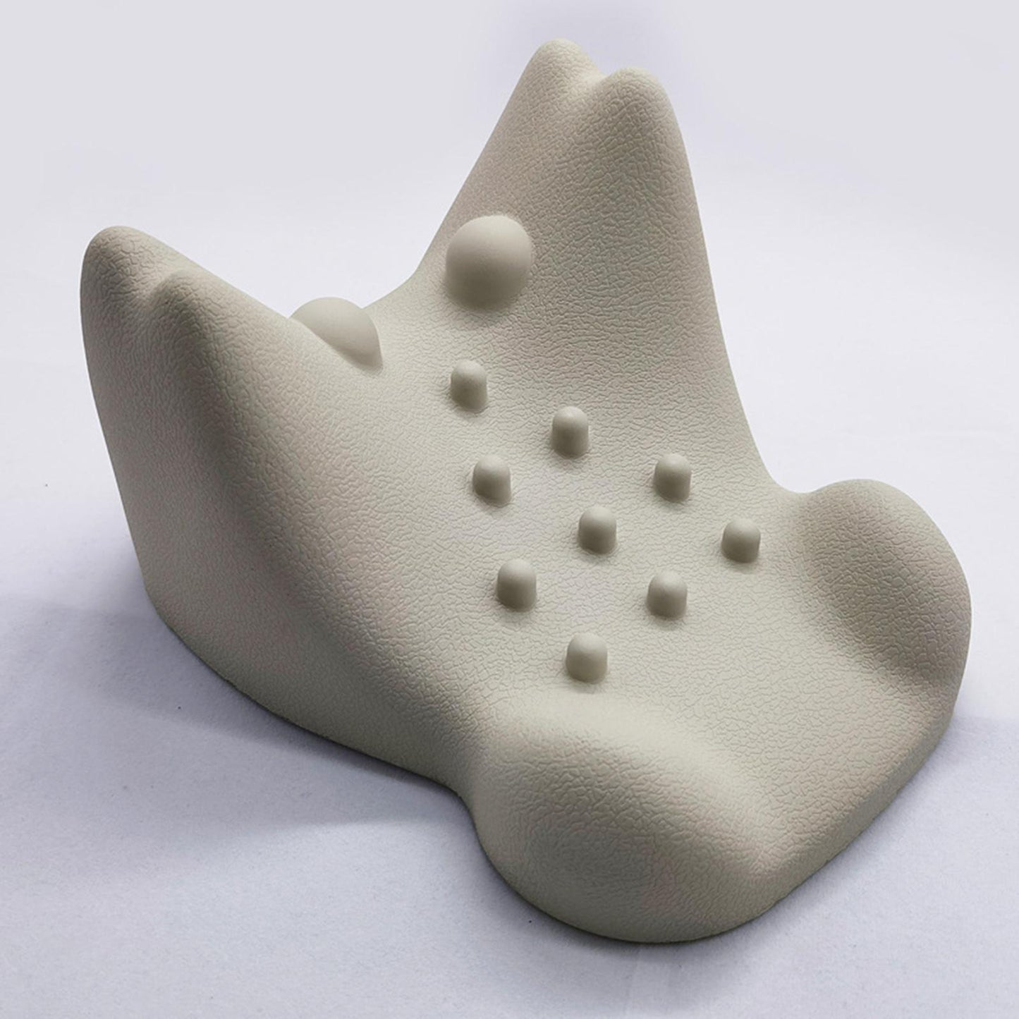 Neck Shoulder Relaxer Neck Curve Corrector for Muscle Relax  White