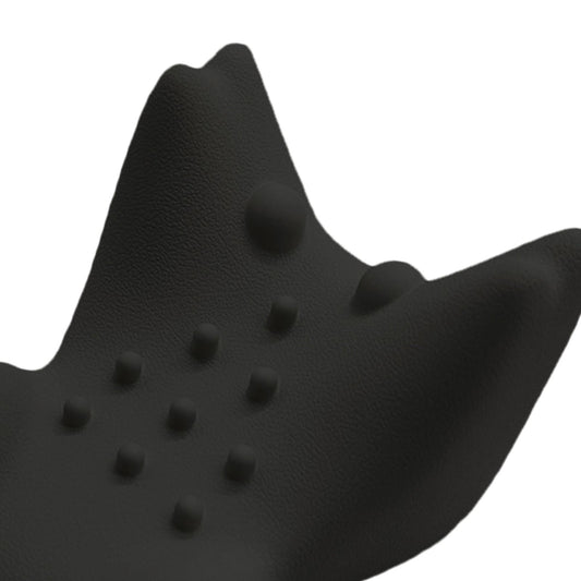 Neck Shoulder Relaxer Neck Curve Corrector for Muscle Relax  Black