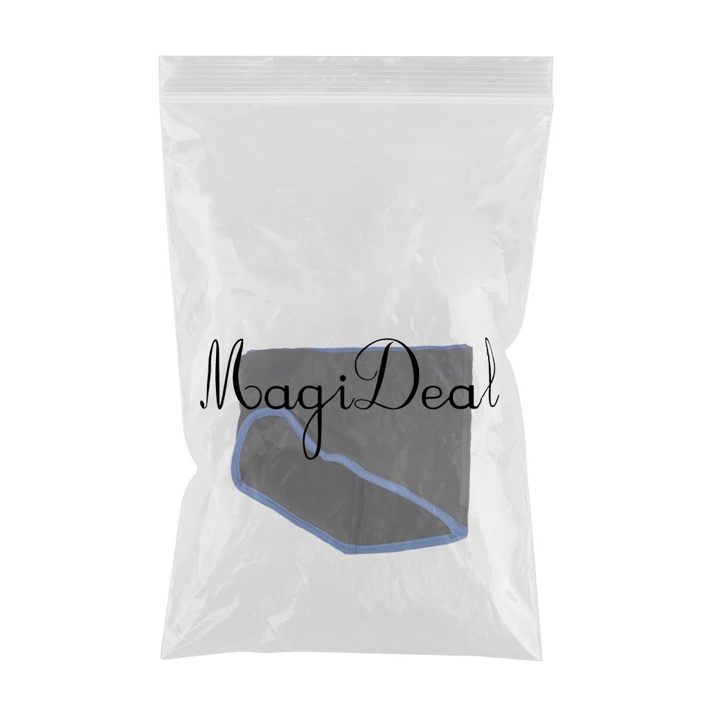 Cotton Sleep Eye Mask With Travel Pouch Comfortable Blindfold  Black Blue