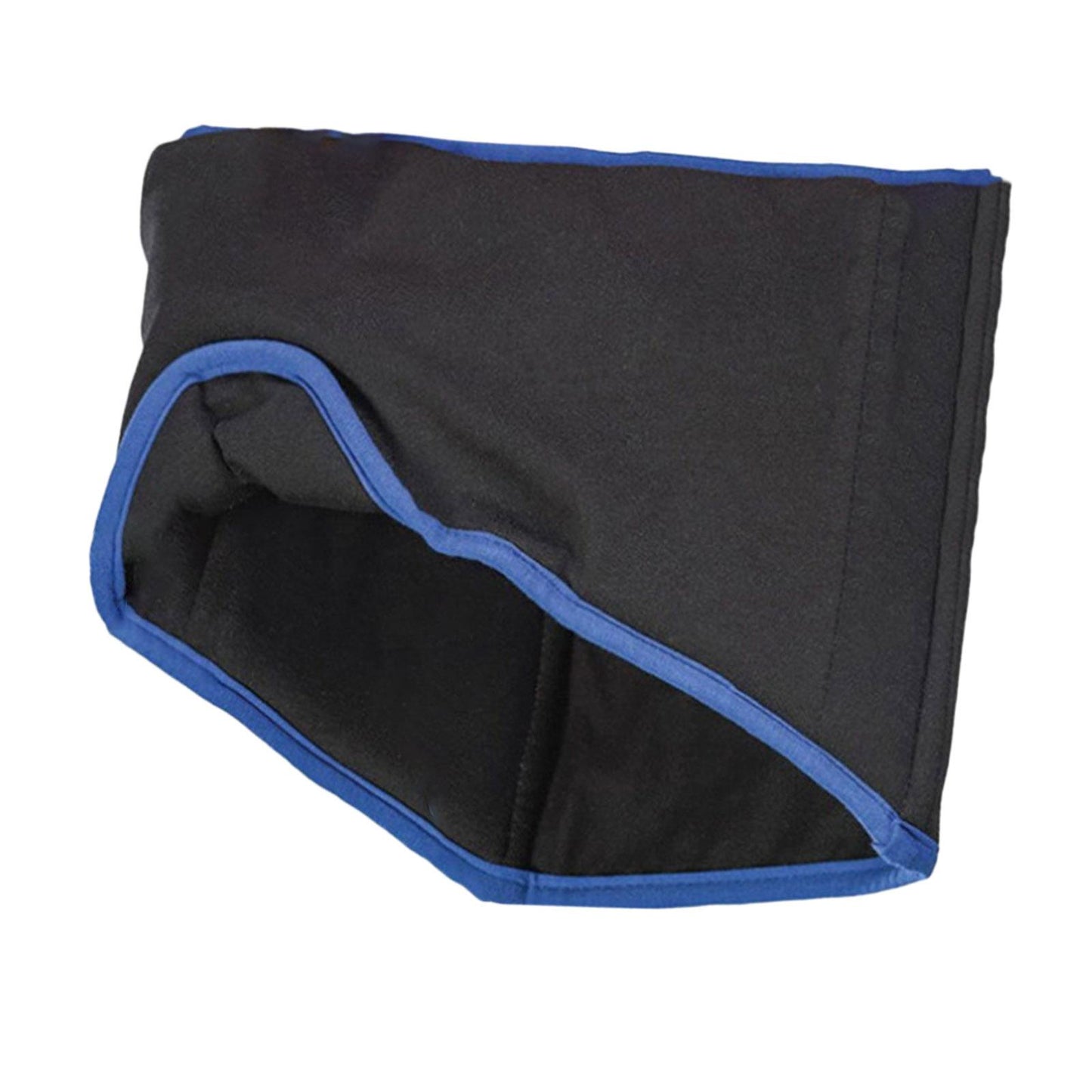 Cotton Sleep Eye Mask With Travel Pouch Comfortable Blindfold  Black Blue