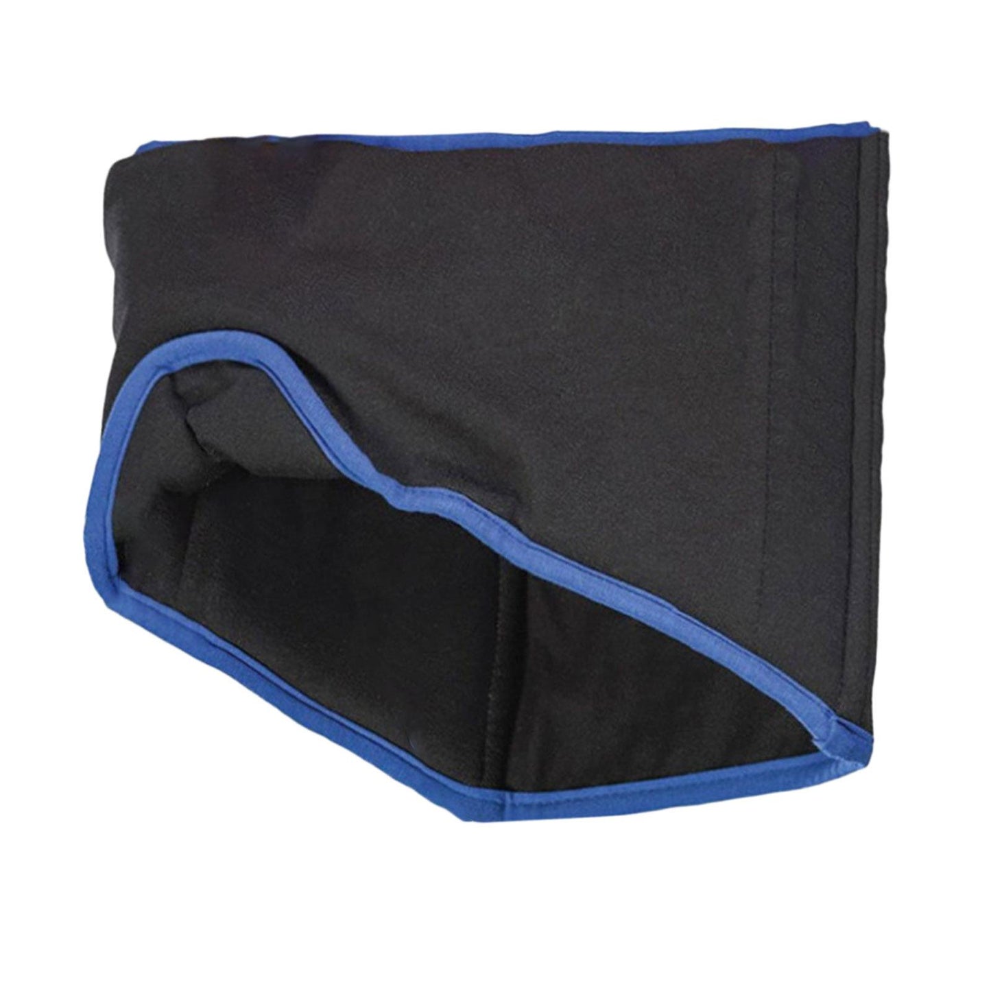 Cotton Sleep Eye Mask With Travel Pouch Comfortable Blindfold  Black Blue