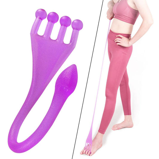 Elastic Resistance Fitness Bands Set for Home Strength Training  Purple