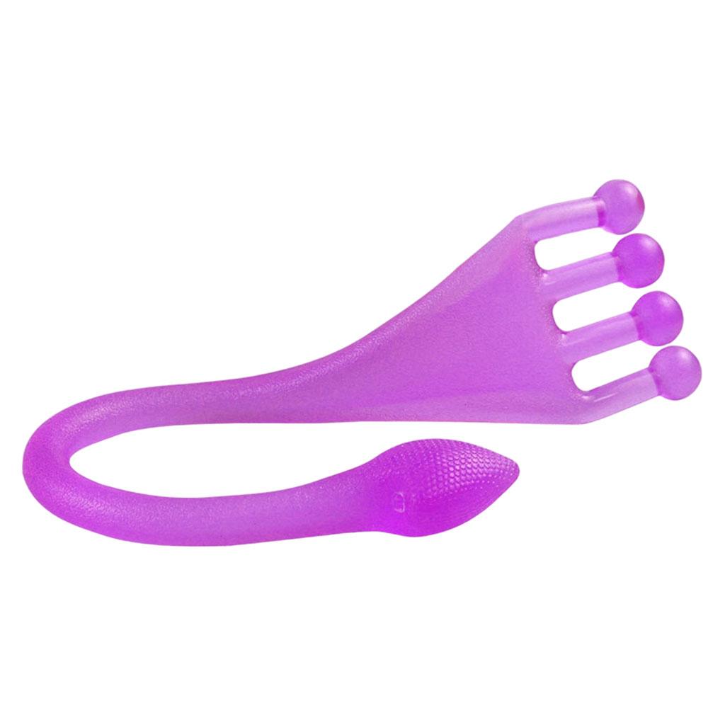 Elastic Resistance Fitness Bands Set for Home Strength Training  Purple