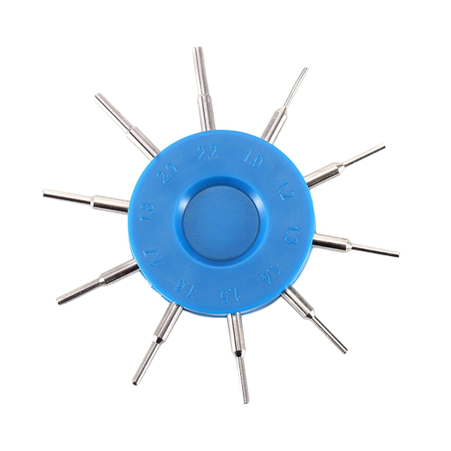 High Accuracy Glasses Hole Measuring Tool Eyeglass Repair Tool 10 Size