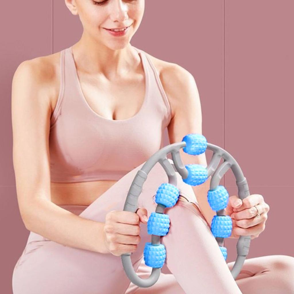 Foam Roller Muscle Roller for Legs Pain Relief Leg Circulation Massager Blue